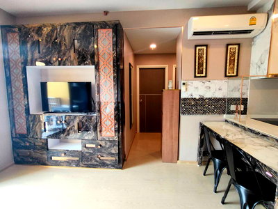 ขายคอนโด : ขาย เช่า คอนโด The Tree สุขุมวิท 71 – เอกมัย 2 ห้องนอน รีโนเวทใหม่ ห้องมุมวิวเมืองโล่ง จอดรถได้ 2 คัน ใกล้ BTS เอกมัย