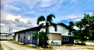 Factory for sale Ban Bung Chonburi : For sale: Warehouse on the main Ban Bueng–Ban Khai Road, Ban Bueng Subdistrict, Ban Bueng District, Chonburi Province. Land area: 1 rai 66.5 sq.wah.