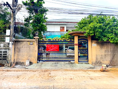 Houses for sale วิทยาลัยเทคนิคราชสิทธาราม : For sale: Detached house, 81 square wah, 2 stories. 4 bedrooms, 3 bathrooms, 1 kitchen, 1 living room, 1 maid's room, 1 office.