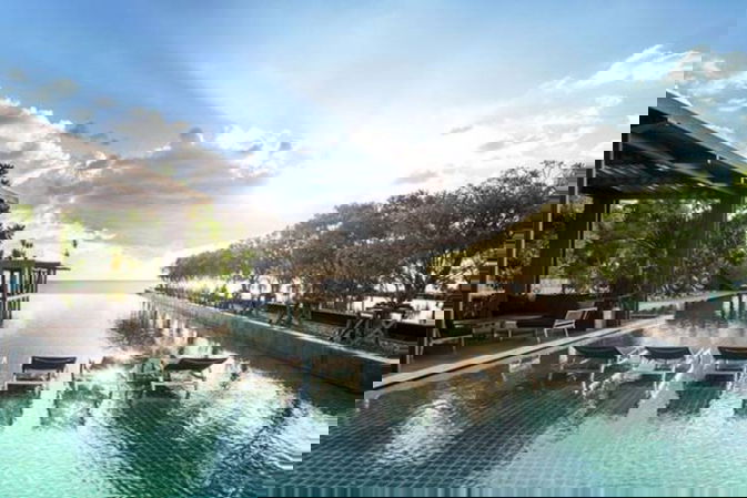 รูป ให้เช่าคอนโดหรูในพัทยา ติดหาดจอมเทียน 2 ห้องนอน ชั้นสูง วิวทะเล - รูปที่ 2/17