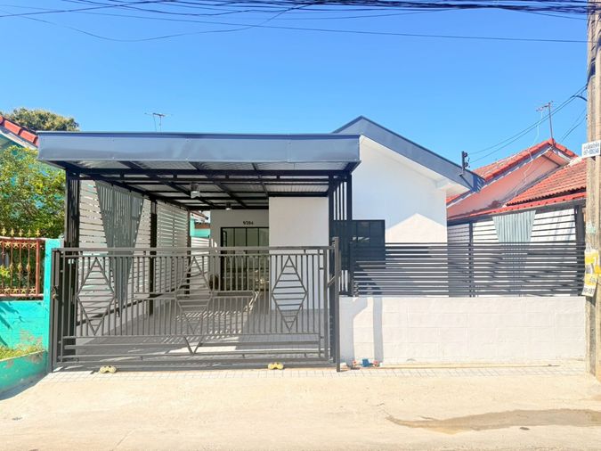 บ้านเดี่ยวชั้นเดียว ตกแต่งใหม่ ทำเลดี หมู่บ้านทรัพย์เจริญ เลียบวารี 29 โคกแฝด หนองจอก เฟอร์นิเจอร์พร้อมอยู่