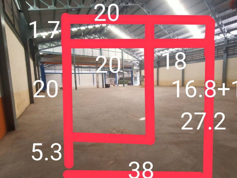 รูป ให้เช่า โรงงาน โกดัง ติดถนนพระราม 2 กม.25 ต.นาดี พร้อมหอพัก - รูปที่ 7/10