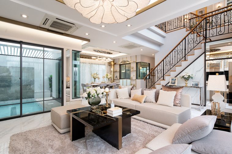 4-bed house for sale, 322 sqm, 65.9 sq wah, The Grand Vibhavadi 60