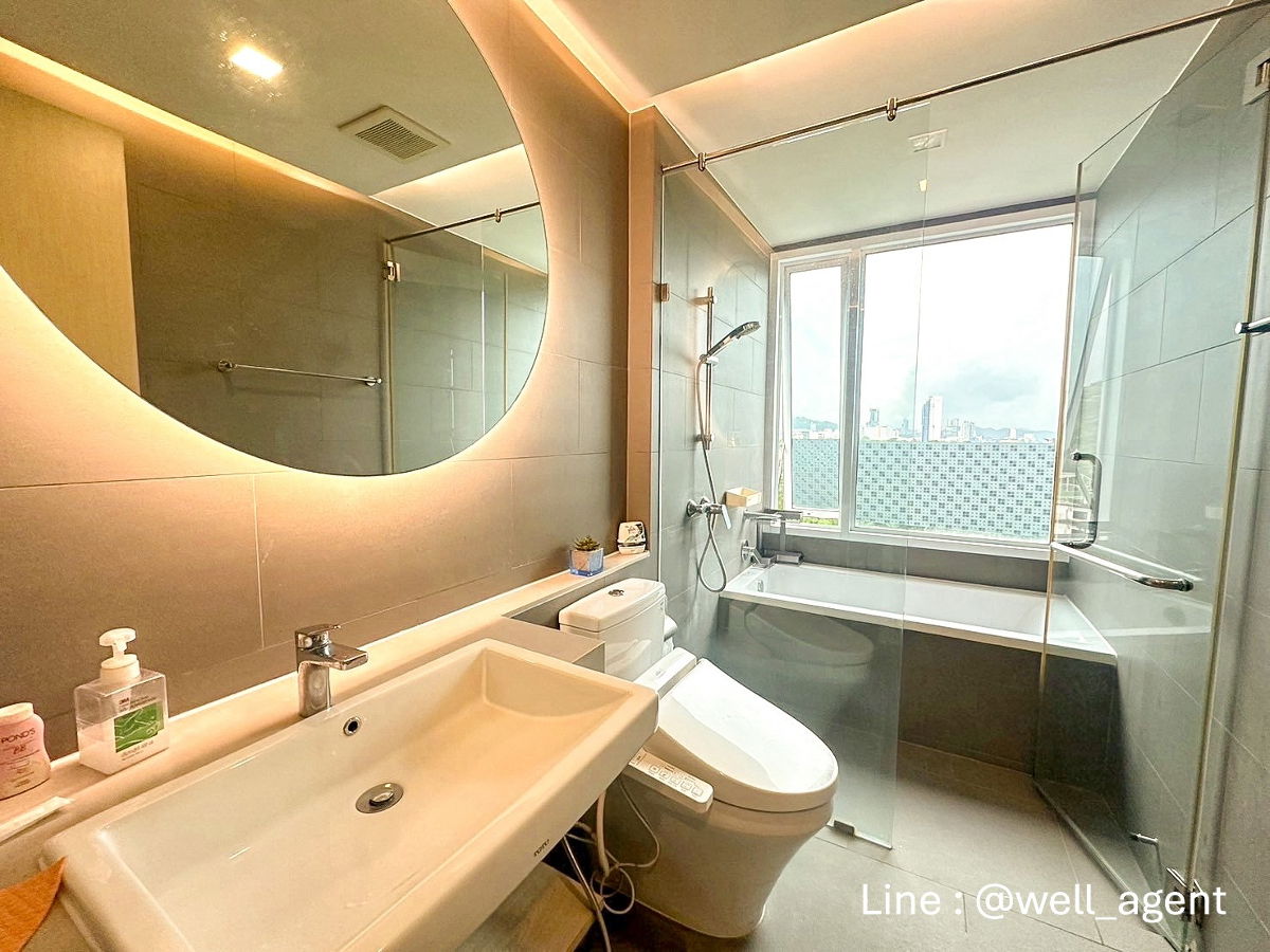 รูป For Rent | ยู ศรีราชา 📞 Call: 064-242-6068 🌊 เฟอร์ครบ | วิวทะเล - รูปที่ 12/14