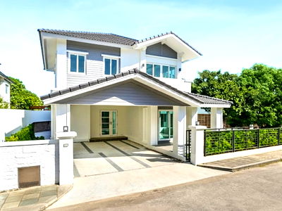 บ้านเดี่ยว ม.เวสเทิร์น  : บ้านหลังริมท้ายซอย เป็นส่วนตัว 129 ตร.ว. แต่งครบพร้อมเฟอร์ฯ รีโนเวทใหม่กริ๊บทั้งหลัง  ลดแรงรับปีใหม่! ราคาเพียง 7.59 ลบ. บ้านสวยพร้อมอยู่ ทำเลทอง