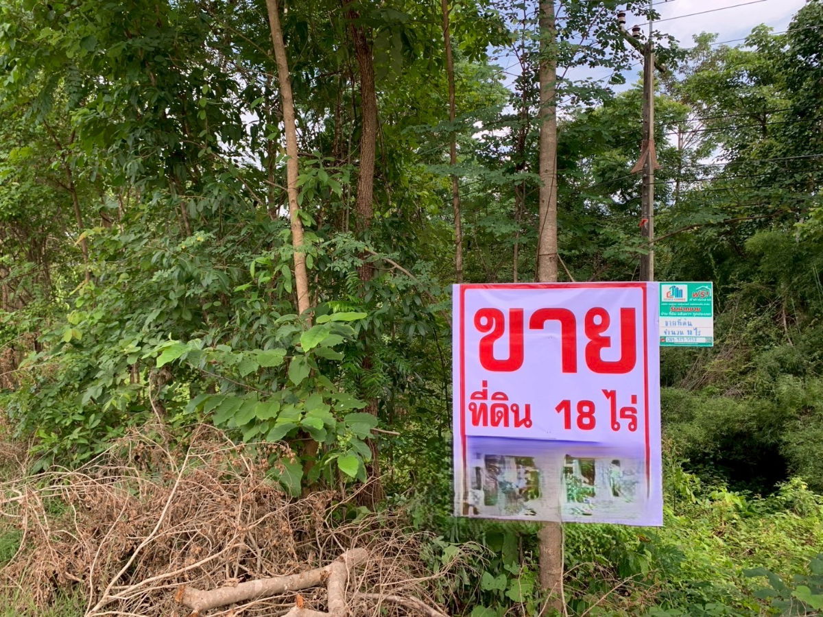 picture Land for sale 12 rai 1 ngan 37 sq.wah, directly fronting a paved road. Located in Bong Tan , Doi Tao, Chiang Mai. Land area: 12-1-37 rai - 6/6