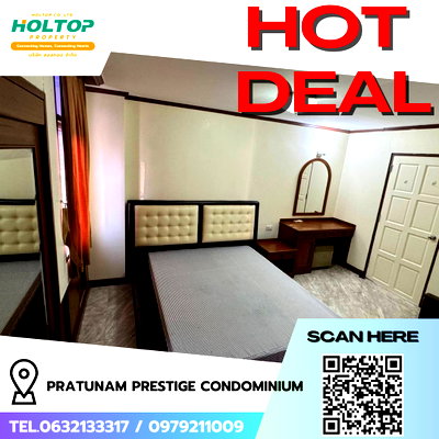 Condos for rent : #R8744 🎉 110169 Condo for Rent: Pratunam Prestige Condominium