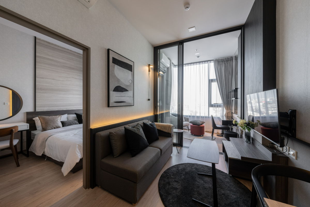 picture Condo for rent at Centric Ratchayothin size 34.72sqm.1bed 1bath 9th floor - 1/16