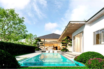 Houses for sale Thap Tai, Prachuap Khiri Khan : [920011003-66] La Felice Exclusive Villa Hua Hin