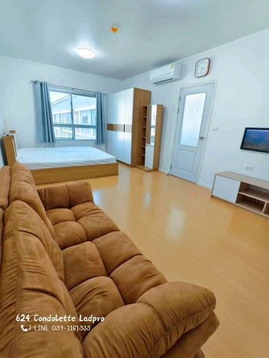 ให้เช่า 624 คอนโด เลต ลาดพร้าว ห้องมุม ใกล้เดอะมอลล์บางกะปิ แยกลำลาสี