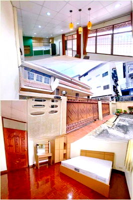 เช่าบ้านเดี่ยว สนามหลวง : ใกล้เดอะมอลล์ ท่าพระ 6นอน จรัญ1-5 ให้เช่าบ้าน 2ชั้น MRTท่าพระ 499ม. 4น้ำ 2แอร์ เฟอร์ครบ ม.สยาม