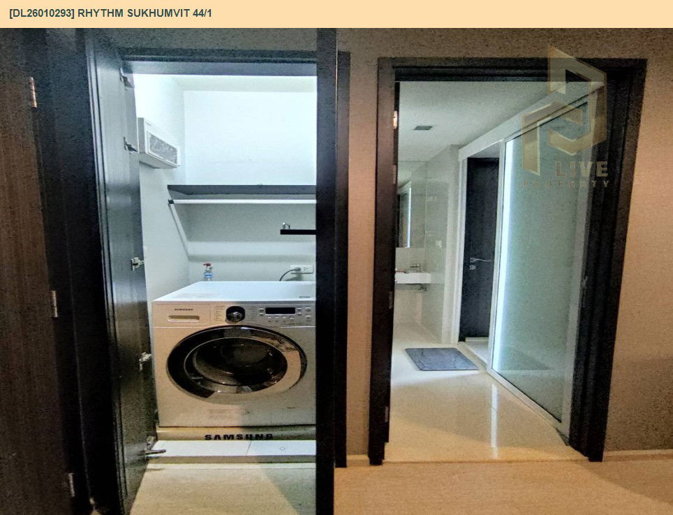 picture DL26010293 Condo for rent, Rhythm Sukhumvit 44/1 near BTS Phra Khanong, ready to move in, call urgently 0614453194 LineID @162cjixi - 8/9