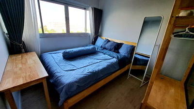 เช่าคอนโด ศูนย์ราชการแจ้งวัฒนะ (ศูนย์ราชการเฉลิมพระเกียรติ 80 พรรษา) : ห้อง28ตรม. ชั้น8 1นอน/1 ห้องน้ำ/1 ครัว/1 นั่งเล่น ทีวี43นิ้ว วิวโรงเรียนเซนต์ฟรัง มีตู้ซักผ้า