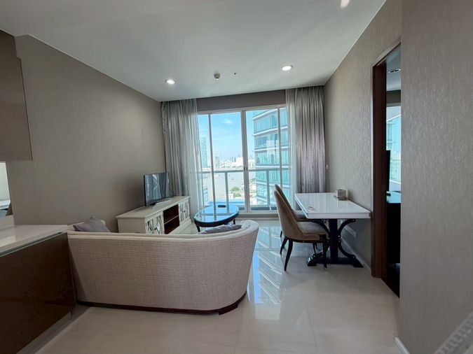 ว่างพร้อมอยู่! Menam Residences. 1นอน 52ตร.ม. Line id: @pfagent