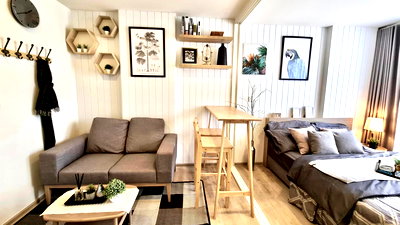 เช่าคอนโด สุขุมวิท 81 : 🍀🍀🍀Beautiful condo 🌸 ให้เช่า📌แชมเบอร์ส อ่อนนุช สเตชั่น (Line:@rent2022) พร้อมเข้าอยู่ ✨A02510