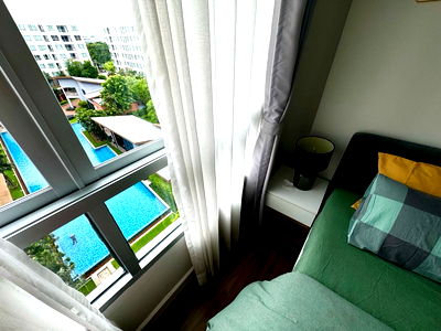 Condos for rent 700 Year Sports Arena Chiang Mai : Rent: D Condo Nim — next to Central Festival Chiang Mai, right in the heart of the city.