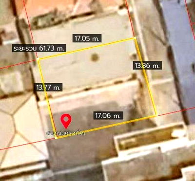 Land for sale Bang Lamung Chonburi : Land near Dongtan Beach Pattaya Jomtien, Land in Pattaya Prime Location located near the Beach and suitable for Constructing a Pool Villa