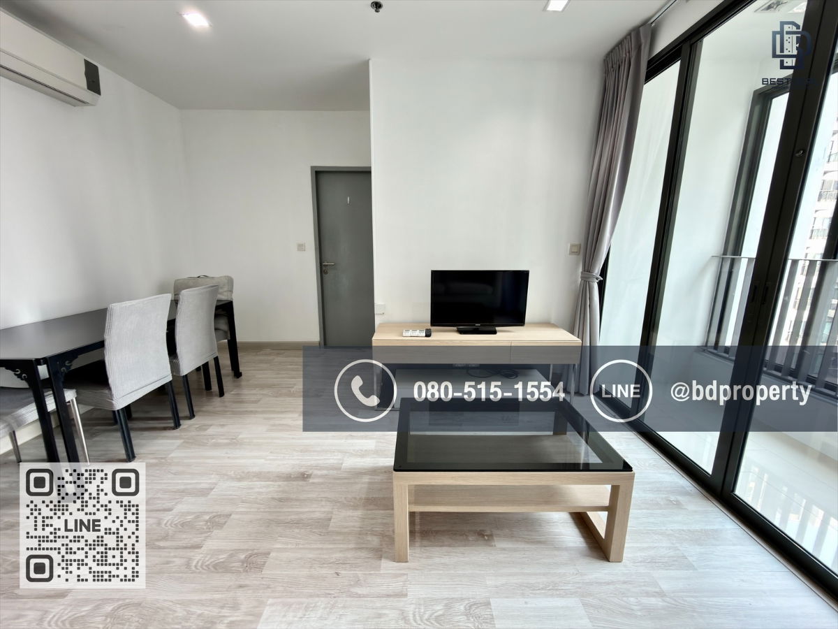 รูป Bestdeal ให้ด่วน!!! 2 ห้องนอน ราคา 24,000 บาท/เดือน ห้องสวย Fully Furnished พร้อมอยู่ "IDEO MOBI RAMA 9" ใกล้MRTและเซ็นทรัลพระราม 9 เพียง 80 ม. - รูปที่ 2/16