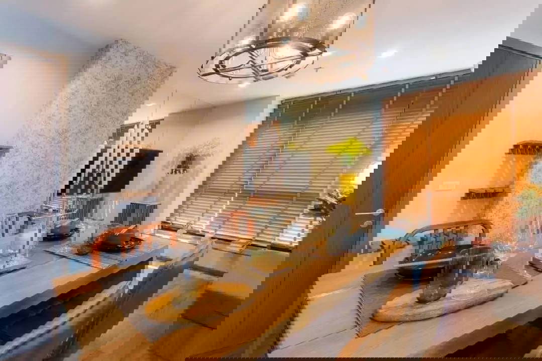 รูป ขายคอนโด The base park west ห้องมุม ห้องสวย ตกแต่งครบ พร้อมเข้าอยู่SW003335 - รูปที่ 4/12