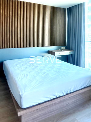 คอนโดให้เช่า : 🔥15K/Mo 1นอน ห้องตกแต่งสวยมาก เฟอร์แน่น ชั้นสูง วิวเมือง พร้อมอยู่ คอนโดทำเลดี ใกล้ MRT ศูนย์วัฒนธรรม @ Noble Revolve Ratchada 2