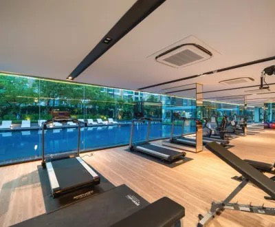 รูป The Excel Hideaway Sukhumvit 50 ขายห้องพร้อมผู้เช่าค่ะ วิวสระว่ายน้ำ ราคาต่อรองได้ - รูปที่ 4/6