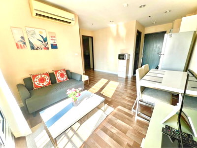 ขายคอนโด : ขายคอนโด 2 ห้องนอนพร้อมผู้เช่า ชั้น 15 ไดมอนด์ สุขุมวิท ใกล้ BTS อ่อนนุช 