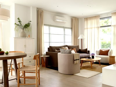 Houses for rent SISB Nonthaburi - Singapore International School Nonthaburi  : Fully Furnished Modern 3-Bedroom House + Study | Near SISB Nonthaburi