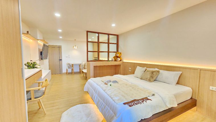 คอนโดรีโนเวทใหม่ แต่งครบ วิวสระ ชั้น 5 @SR Complex ใกล้แยกหนองประทีป (รับนายหน้า 3% )