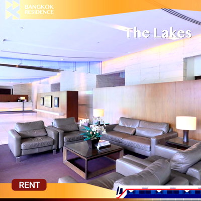 คอนโดให้เช่า : The Lakes ⭐Beautifully decorated, Fully furnished 🛋️ ใกล้ BTS อโศก
