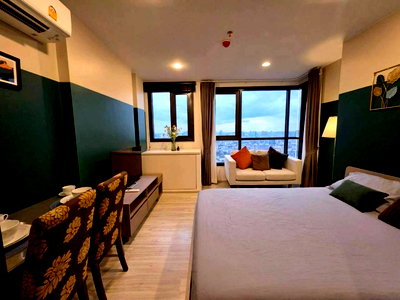 คอนโดให้เช่า : PFD-07805ให้เช่า XT Huai Khwang (XT ห้วยขวาง) ห้องมุม ชั้น 40 วิวสูง เป็นส่วนตัว ติด MRT ห้วยขวาง มีเครื่องซัก-อบ รับสัญญา 6 เดือน