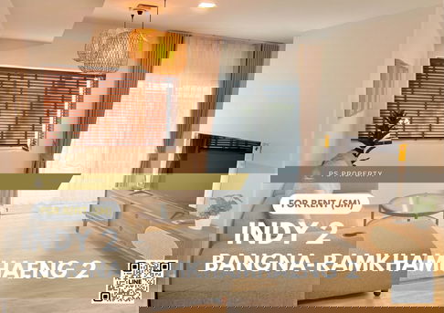 ทาวน์เฮ้าส์ให้เช่า ✨ Indy 2 Bangna-Ramkhamhaeng 2 ✨ บ้านทำเลดีพร้อมเข้าอยู่ ใกล้ Mega Bangna พื้นที่กว้าง & Pet Friendly! 🐶🐱