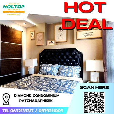 Condos for rent : #R8769 🎉 120169 Condo for Rent: Diamond Condominium Ratchadaphisek