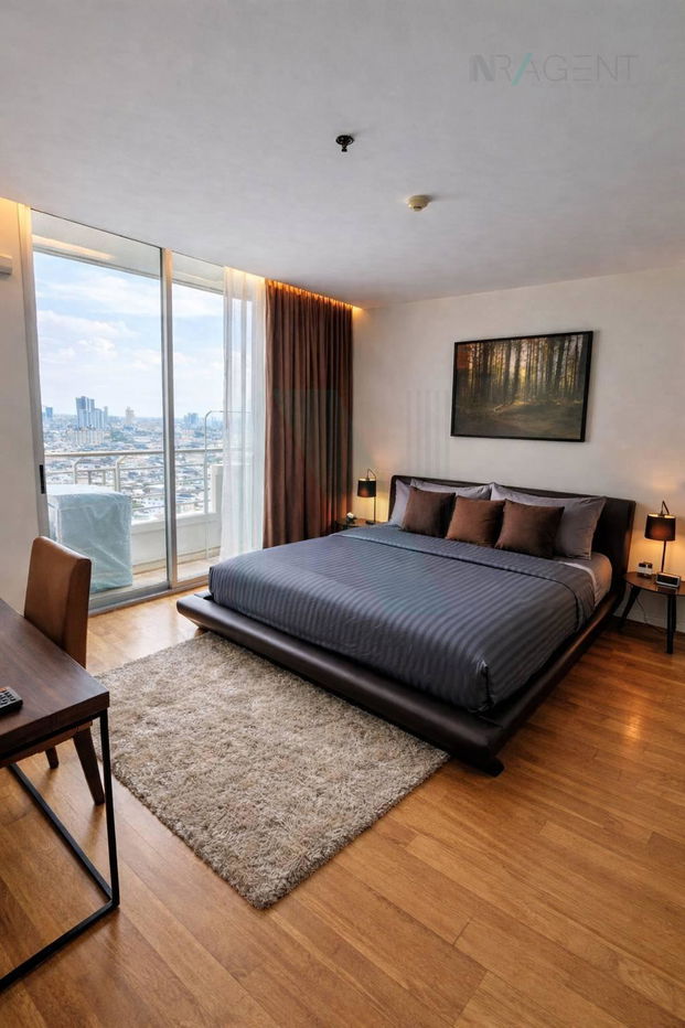 picture ðš For Rent Condo SATHORN PRIME RESIDENCE Building 1, Floor 25,1 bed room, Room size 60 sqm - 2/8