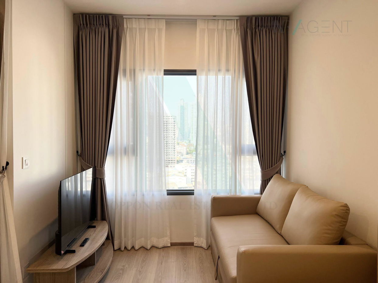 picture 📌 For Rent Condo LIFE RAMA 4-ASOKE Building 1, Floor 17,Studio, Room size 27 sqm - 1/8