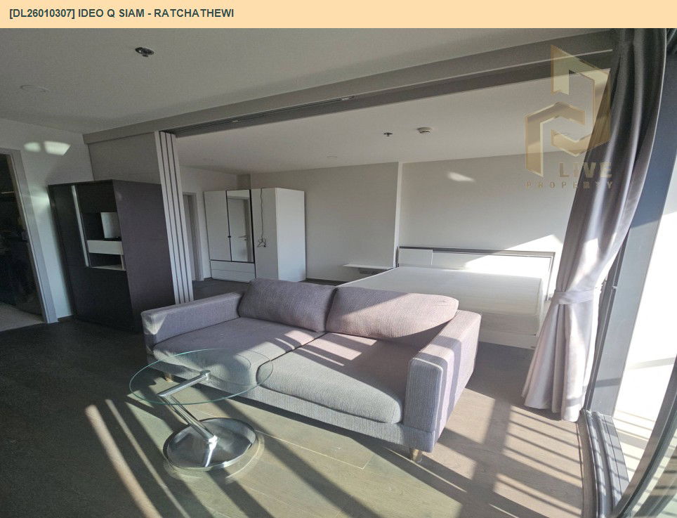 picture DL26010307 Condo for rent, IDEO Q Siam - Ratchathewi near BTS Ratchathewi, ready to move in, call urgently 0653619502 LineID @897iyzll - 3/16