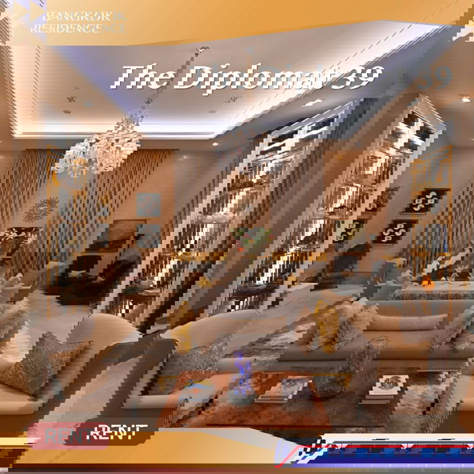 รูป The Diplomat 39 🛋️ เฟอร์บิ้วอิน พร้อมเครื่องใช้ไฟฟ้า 💚 พร้อมอยู่ ใกล้ BTS พร้อมพงษ์ - รูปที่ 1/6