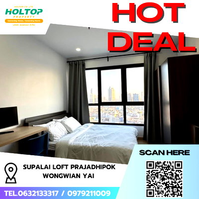 Condos for rent : #R8756 🎉 120169 Condo for Rent: Supalai Loft Prajadhipok-Wongwian Yai