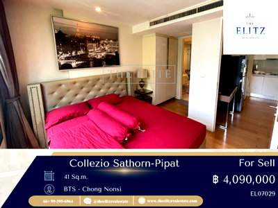 ขายคอนโด : ✨ขายด่วน! Collezio Sathorn–Pipat ห้องแต่งครบ สภาพดีมาก ทำเลพรีเมียม 💯