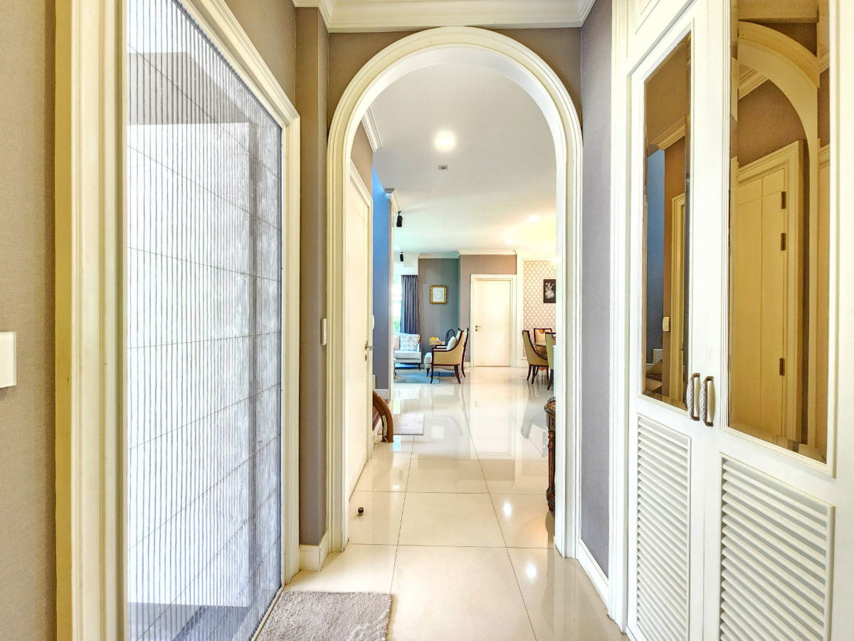 รูป ขาย ม.นาราสิริ ปิ่นเกล้า-สาย1 แปลงมุมติดสวน แต่งครบ 110 ตรว. 294 ตรม. พร้อมเข้าอยู่ - รูปที่ 13/37