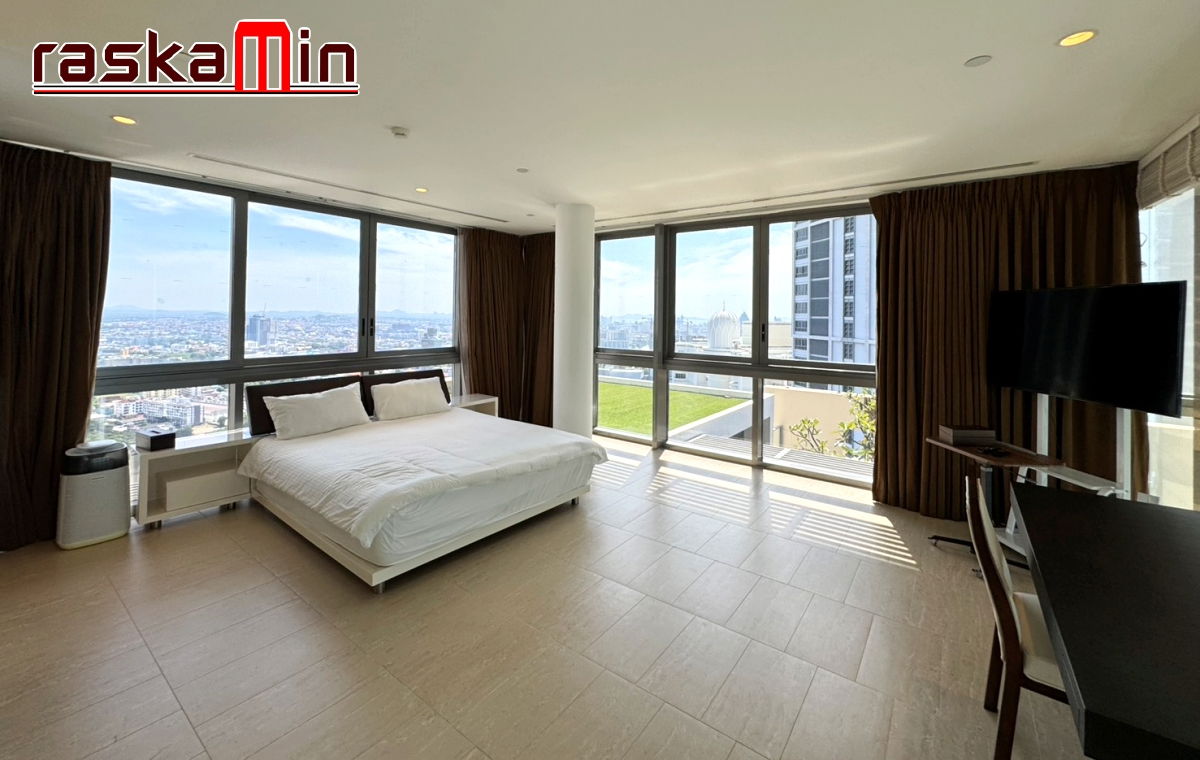 รูป KT0127📲LineID @556ryccg🏖️Duplex🏊‍♂️สระน้ำส่วนตัว 4ห้องนอน 359ตรม ชั้นสูง🌊วิวทะเล พร้อมเฟอร์นิเจอร์🦀Northpoint Pattaya นอร์ท พอยท์ พัทยา - รูปที่ 12/18