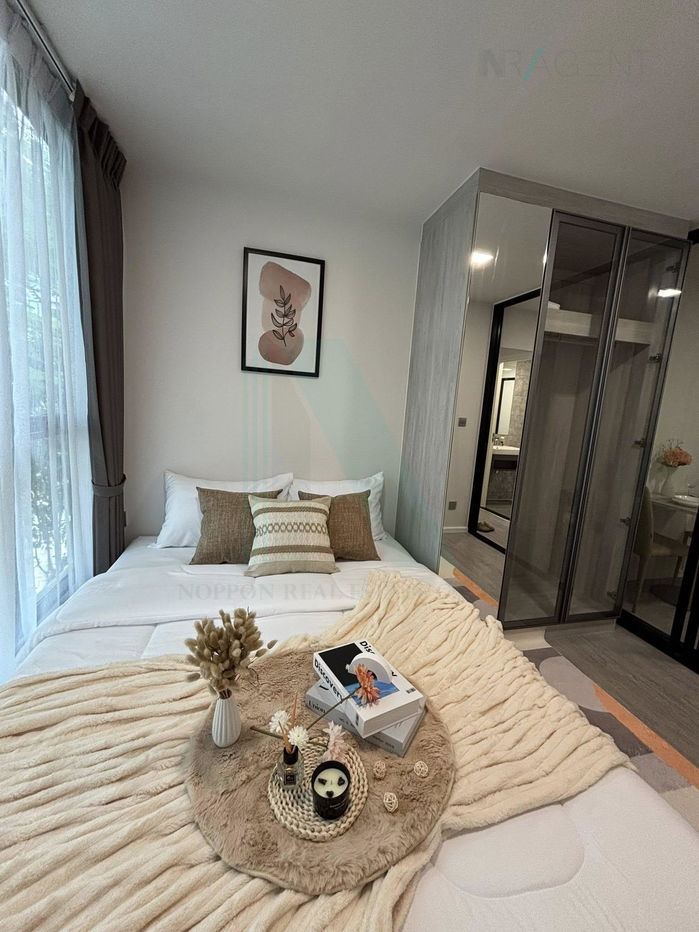 รูป ให้เช่าคอนโด แอทโมซ บางนา อาคาร E ชั้น 3 1 ห้องนอน ขนาด 27 ตรม ใกล้ โรงพยาบาลไทยนครินทร์ - รูปที่ 3/8