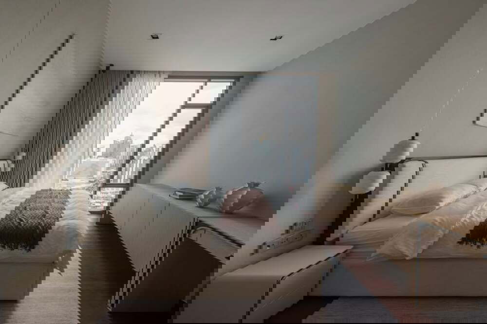 picture 🔥 For Rent !! city view, high floor 22+, rare item, minimalist style ! Code C20260100009....Q1 Sukhumvit, 2 bed, 2 bath, furnished, ready to move in - 4/7