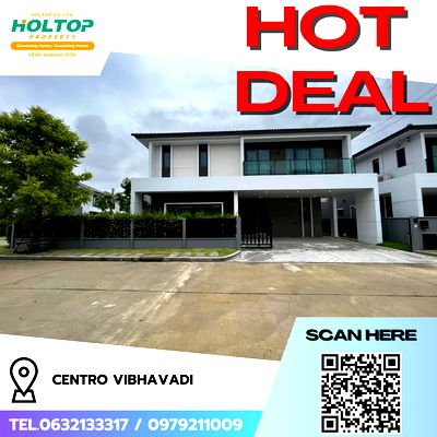 เช่าบ้านเดี่ยว สถานีรถไฟฟ้าดอนเมือง : #R8783 🎉 120169  ให้เช่าคอนโด Centro Vibhavadi