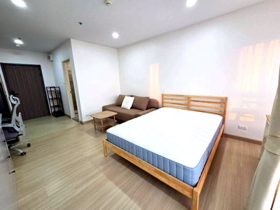 Condos for rent : PFD-07797 For rent Supalai Veranda Sukhumvit 117, resort style condo, near BTS Pu Chao, Studio room, width 29 sq m., good value.