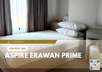 Condos for rent : For rent 📍 Aspire Erawan Prime 📍 Right next to BTS Chang Erawan station (0 meters). Ready to move in.