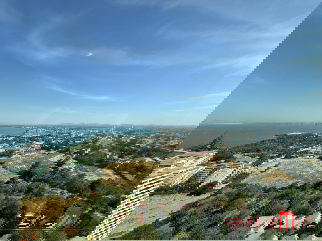 picture FQ🗺️KT0140📲LineID @556ryccg🏄♂️1Bedroom 50sqm High Floor Tower B🌊Sea view Fully furnished🌴The Riviera Wongamat Beach🦀North Pattaya - 7/11