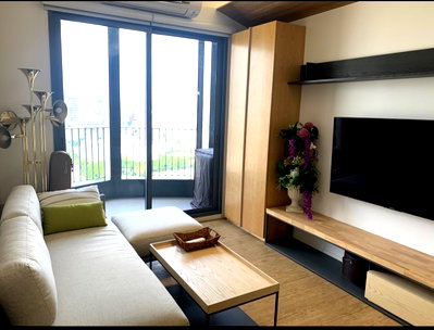Condos for rent : Available Now!!  Triple Y Residence, near BTS Ratchathewi, only 300 meters. 2 bedrooms, 2 bathrooms, 66 sqm., 28th floor, city view,