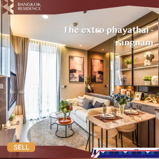 🎯Modern Furnished Unit 🎯 The Extro Phayathai - Rangnam Near BTS Victory Monument