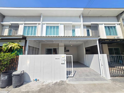 ทาวน์โฮม2ชั้น ตกแต่งรีโนเวทใหม่ บรรยากาศร่มรื่น หมู่บ้านพฤกษาวิลล์ 55 วงแหวน-รามอินทรา2 เฟอร์นิเจอร์ครบพร้อมอยู่ ราคาถูก