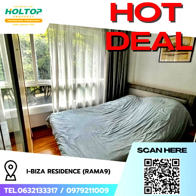 Condos for rent : #R8826 🎉 130169 Condo for Rent: i-biza residence (Rama 9)